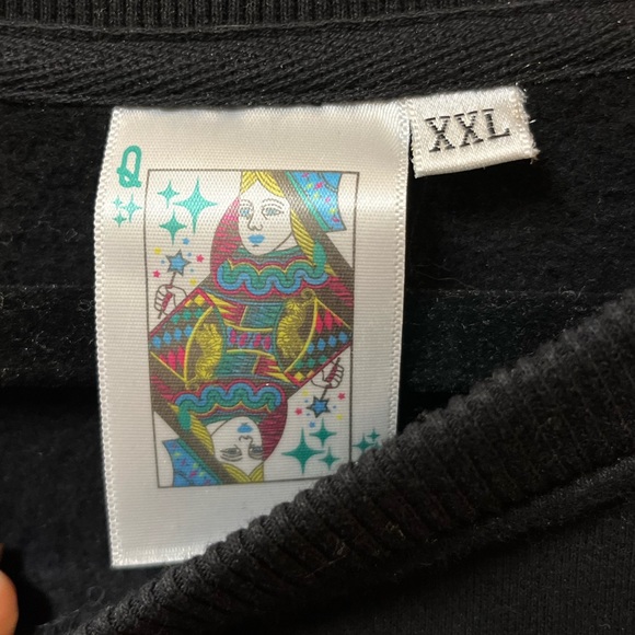 Queen of Sparkles — Christmas Wreath Sweatshirt - Picture 4 of 4